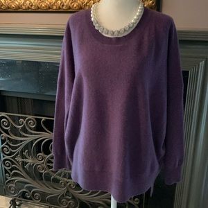 Eileen Fisher Purple Cashmere Sweater